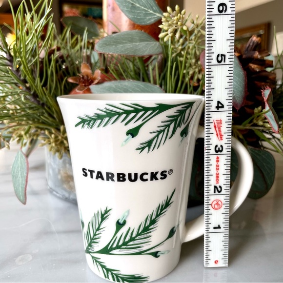 Starbucks•2020 Christmas/Holiday Collection•Logo Mug with Lit Evergreen Branches - Picture 11 of 12